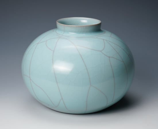 SUZUKI Sansei 鈴木三成, Celadon Jar 青瓷 壷