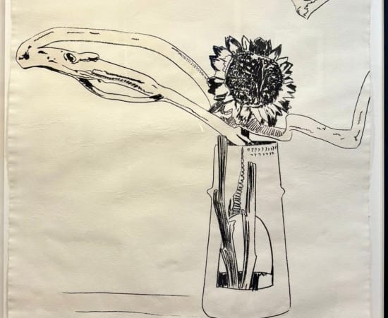 Andy Warhol, Flowers (Black & White) , 1974