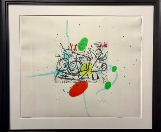 Joan Miro, Preparatifs d'oiseaux III (Preparations for Birds), 1963