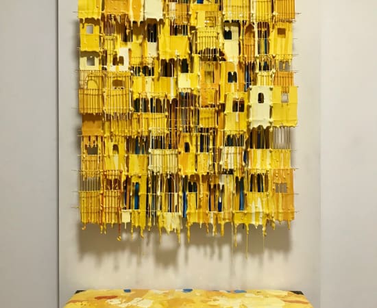 Russell West, Little Boxes Yellow, 2017
