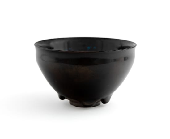 Hideyuki Fujisawa, 曜変天杢茶椀（黒檀）- Lacquer Tenmoku Tea Bowl