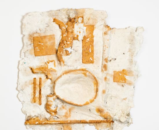 Yasue Maetake, Printed Oxidation on Fiber Relief VII, 2019