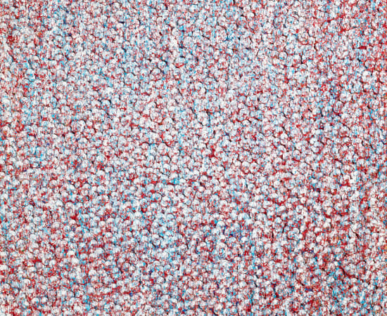 KAKU, "Untitled" (Wire, Washi, Paint) -「無題」(130号　螺旋・和紙), 1984