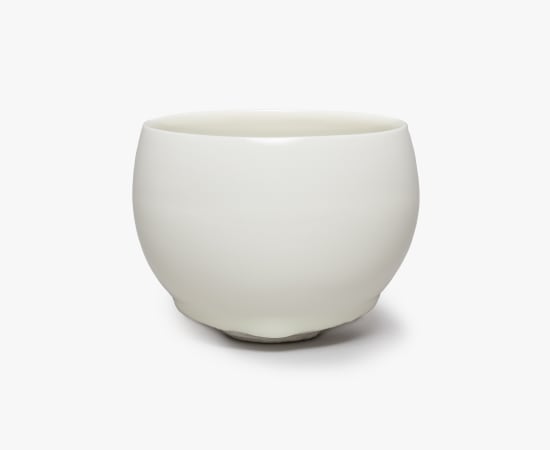 Hiromi Itabashi, White Porcelain Tea Bowl 白磁茶碗, 2005