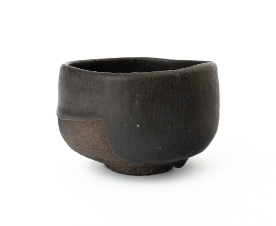 Ryusuke Asai, Little Cuckoo Black Raku Tea Bowl 黒楽茶碗「ほととぎす」, 2023