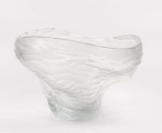 Massimo Micheluzzi, Carved Clear Vase, 2019