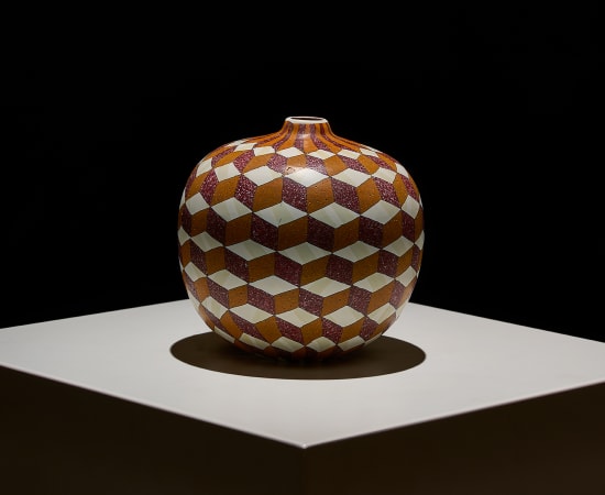 Massimo Micheluzzi, Mosaico Intarsio Vase, 2021