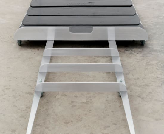 Andrei Arion, MULE - Aluminum, PVC plates, Wheels , 2024