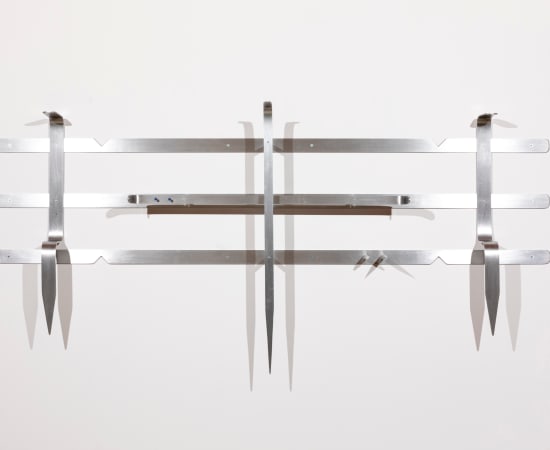 Andrei Arion, HOW FAR CAN A SHELF SPAN WITHOUT SUPPORT - Aluminum , 2023