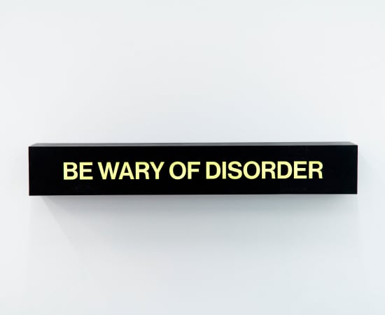 Andrei Arion, BE WARY OF DISORDER - Metal Lightbox , 2024