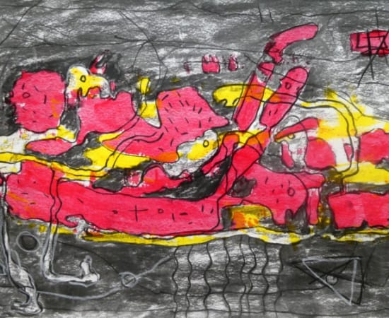 Rodrigue Obodjé, Traces dans la forêt, 2019