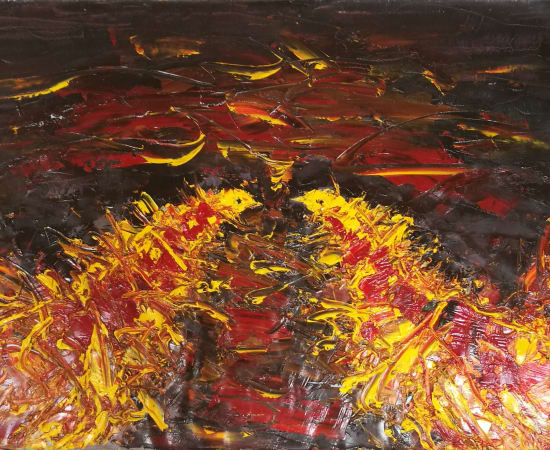 Ablade Glover, Red Cock Fight, 2019