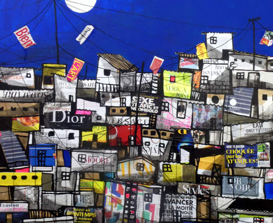 Obou Gbais, Locodjro Stree Collage 1, 2019