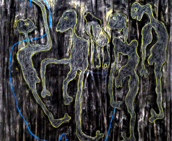 Rodrigue Obodjé, Esprits de l'eau, 2019