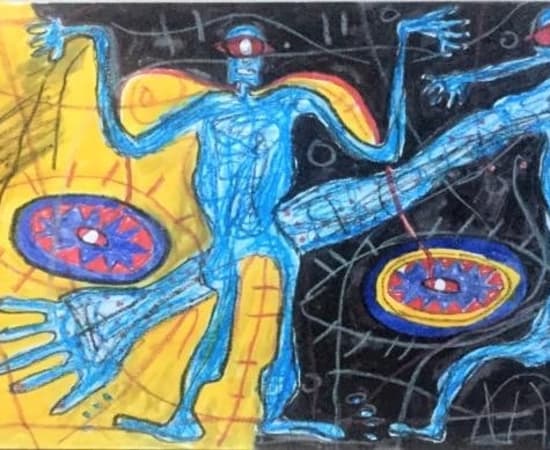 Rodrigue Obodjé, Divination 2, 2019