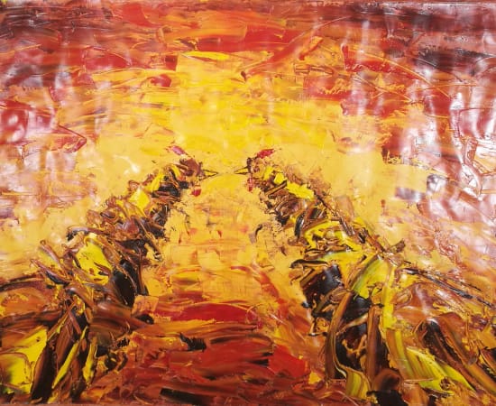 Ablade Glover, Yellow Cock Fight, 2019