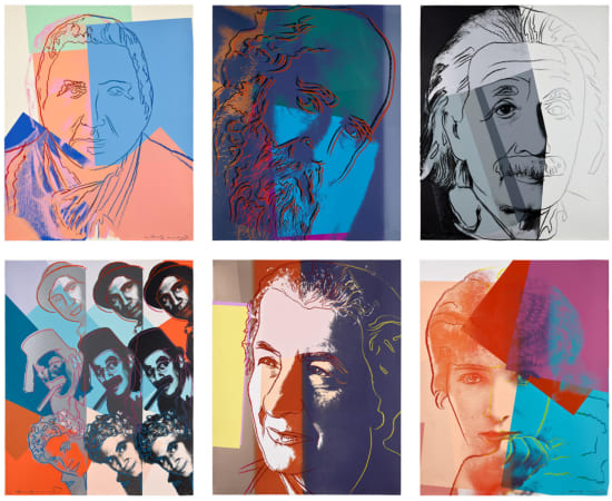 Andy Warhol, Ten Portraits Of Jews Of The Twentieth Century (F. & S. 226-235), 1980