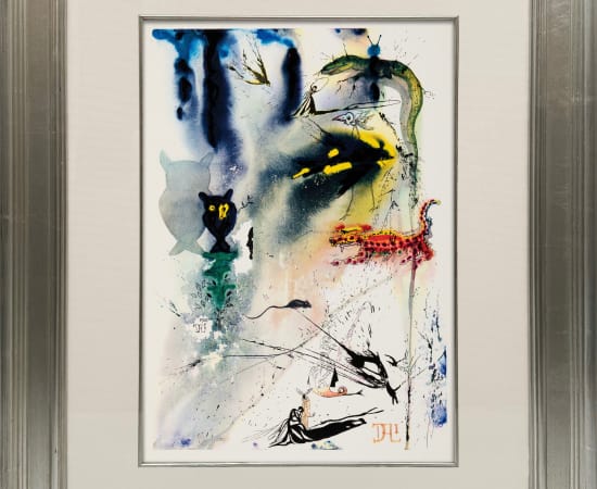 Salvador Dali, A Caucus Race and a Long Tale, 1969