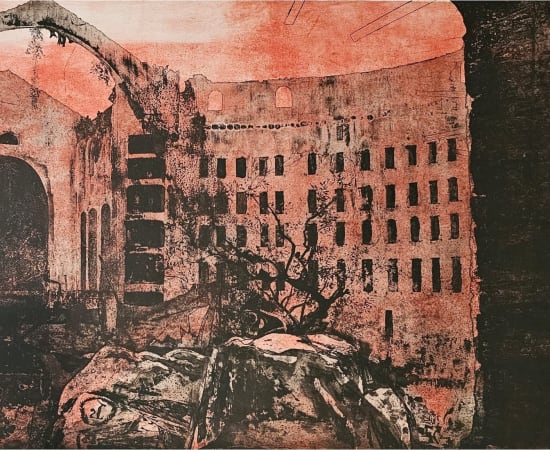 Joan Barbarà, El Liceo Quemado (rojo)