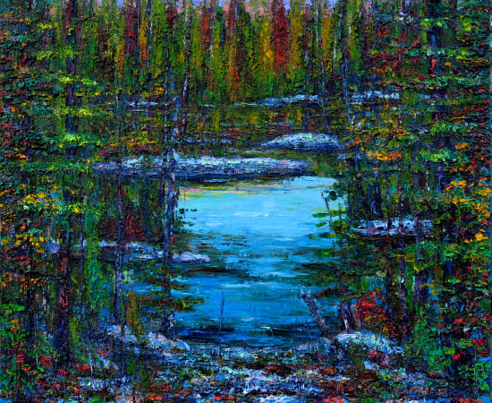 John Barkley, Blue Path In #5, 2023