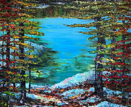John Barkley, Blue Path In #4, 2012