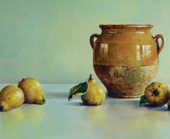 Lion Feijen, Yellow Pot with Quince