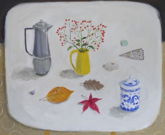 Gillian Gathercole, Autumn Table and Mick's Cup, 2022
