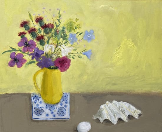 Gillian Gathercole, Summer Flowers and Shell