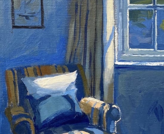 Daisy Sims Hilditch, Early Light on Cornish Bedroom Chair