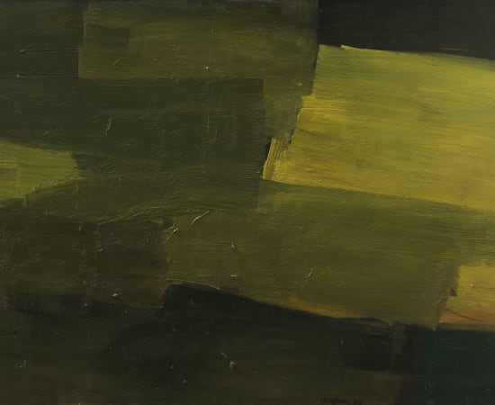 Alfredo Chighine, Massa verde e gialla, 1960