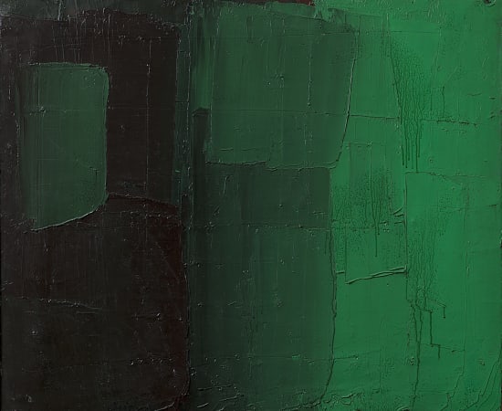 Alfredo Chighine, Verde e viola, 1958