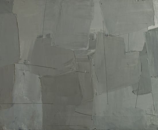 Alfredo Chighine, Paesaggio informale grigio, 1963