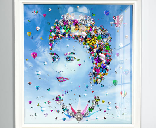 IAIN ALEXANDER, H.M Queen Elizabeth II - Sky Balloons , 2023