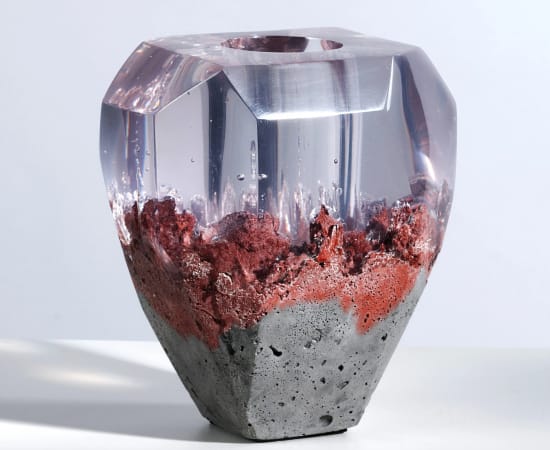 Jule Cats, In disguise vase - Model Heart Pink