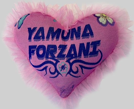 Yamuna Forzani, Large Forzani Heart Pillow