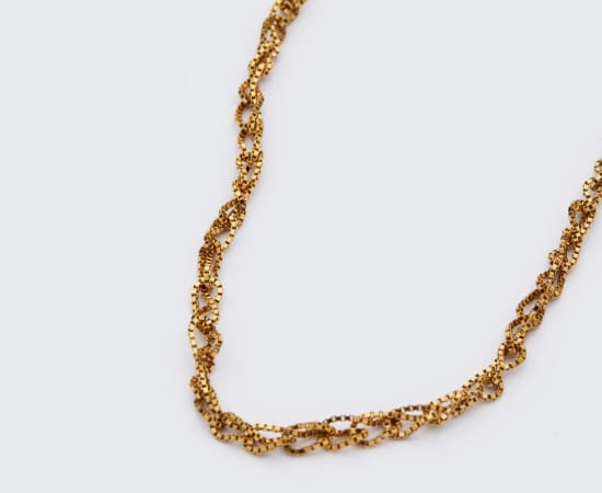 Jesler Muntendam, Soiree necklace, goldplated