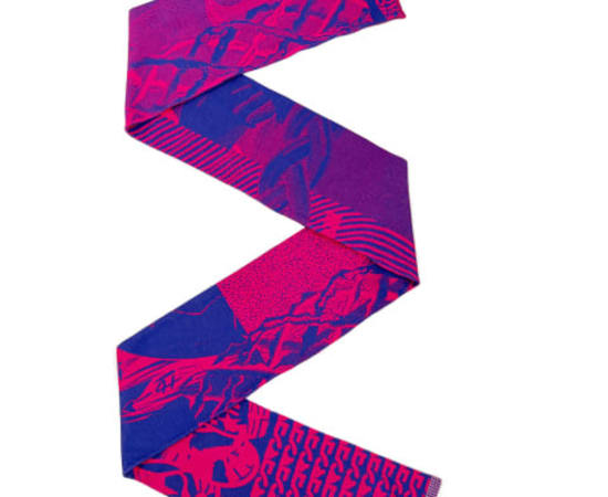 Yamuna Forzani, Magenta Scarf 02