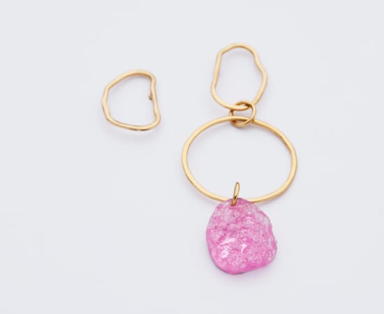 Jesler Muntendam, Tide pink, goldplated
