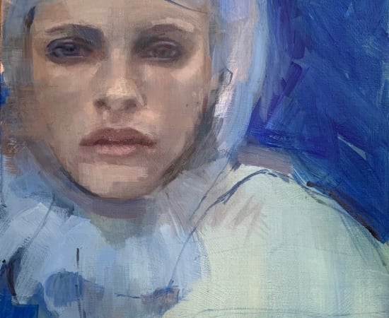 Sara Edison, Blue on Grey