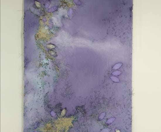 Esther Hoogendijk, Root Panel, Purple Landscape, 2023