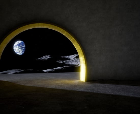 Jorge Mañes Rubio, The Moon Temple - Earth Oculus