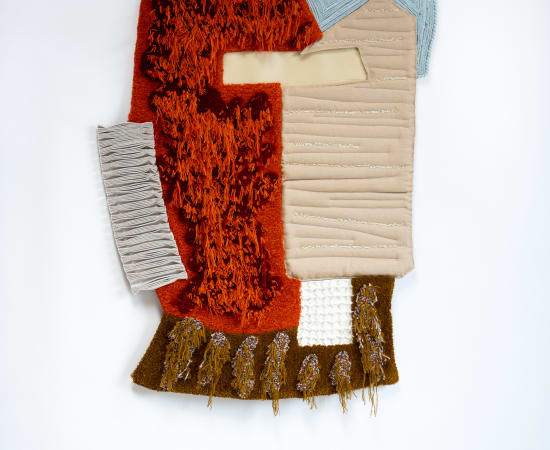 Kiki van Eijk, Textile Collage - Rusty