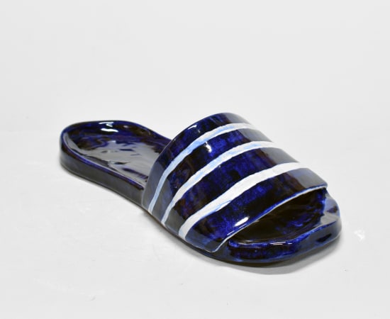 Chris Rijk, Blue slippers, 2023