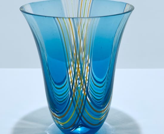 Anne Sorensen, Twistie bowl (blue), 2024