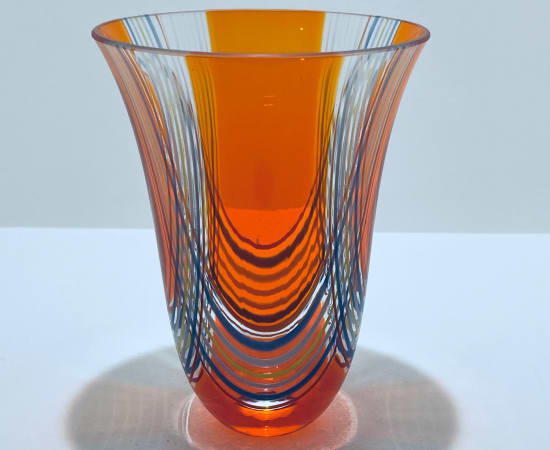 Anne Sorensen, Twistie bowl (orange), 2024