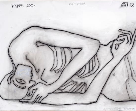 Jogen Chowdhury, Distressed, 2022