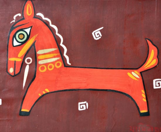 Jamini Roy, Horse
