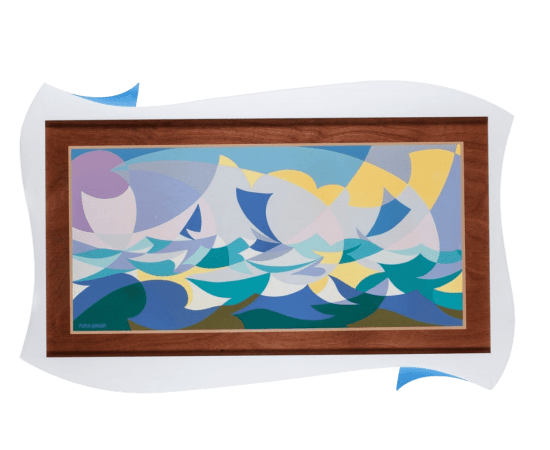 Giacomo Balla, Linee forza di mare (Mattutino)