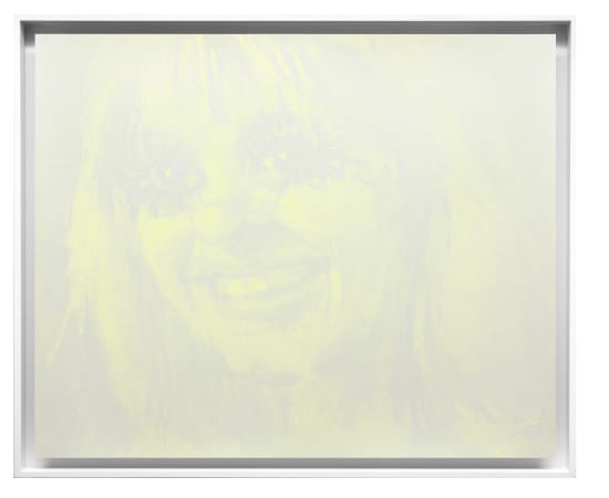 Estampe originale phosphorescente de l'artiste Nina Childress éditée par TCHIKEBE à Marseille