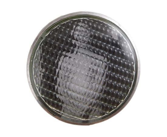 œuvre unique de l'artiste Thomas Mailender rerpésentant une photographie vintage de magazine montée sous un phare de voiture